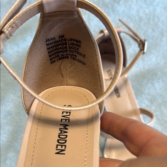 Steve Madden Blush Pink Strappy Heels - Picture 2 of 5